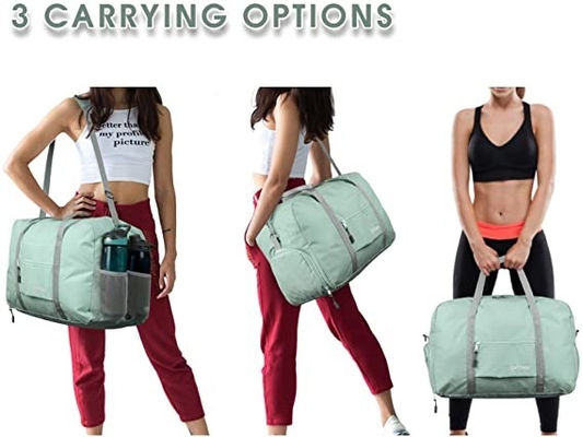 Tas Ransel Olahraga Perjalanan Gym Ringan Nilon Kasual