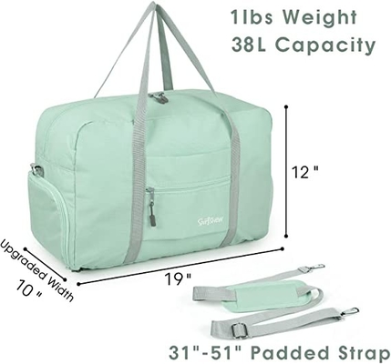 Tas Ransel Olahraga Perjalanan Gym Ringan Nilon Kasual