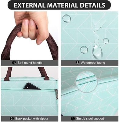 Oxford Insulated Tote Bag Tas Belanja Resuable Tahan Air Untuk Wanita Pria