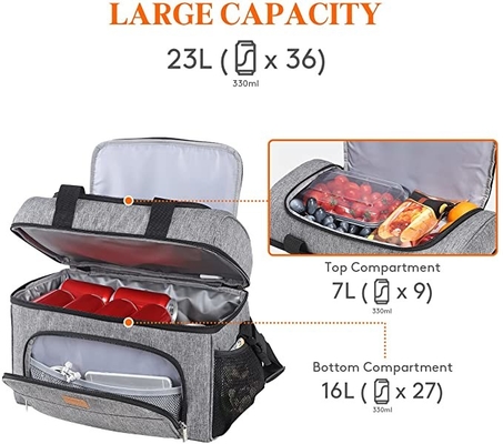 Tas Pendingin Terisolasi Ringan Portabel Lapisan Ganda