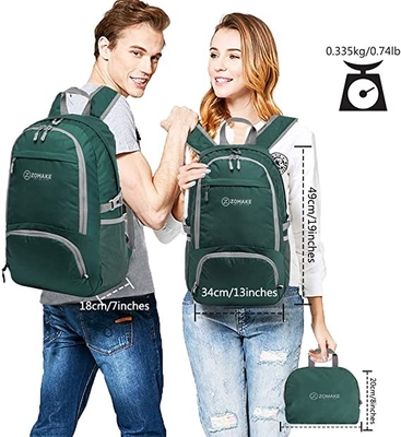 30l Packable Hiking Backpack Tahan Air Ringan Lipat