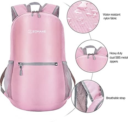 ODM Outdoor Hiking Backpack Tahan Air 20l Packable Backpack Lipat