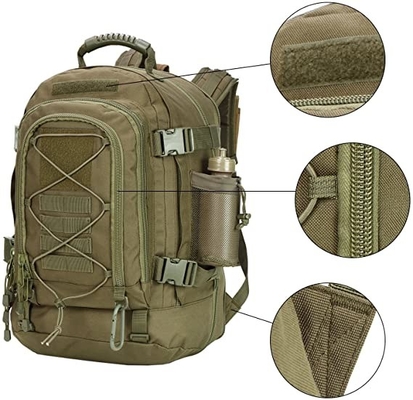 Ransel Berkemah Militer Taktis 60L yang Dapat Diperluas Bahan Oxford