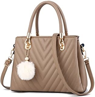 Tas Kulit Fashion Pu Wanita Mewah Tas Pegangan Atas